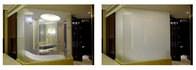 Smart Bathroom Single Panel Tempered Glass Shower Door Bathroom Glass