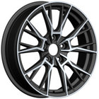 black machine 17 inch alloy deep dish wheels rims with 4/8 holes