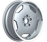 16/17 inch silver car wheels 5x112 alloy rims with positive offset