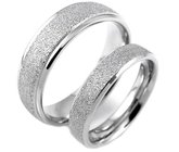 Fashion couple jewelry stainless steel couples rings silver color simple finger rings