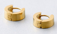 Fashion mens jewelry gold plated men earring stainless steel earrings jewellery wholesale