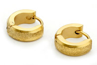 Fashion mens jewelry gold color men earring stainless steel earrings jewellery wholesale