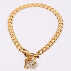 Fashion brand jewelry Juicy Couture necklaces choker women necklaces gold color wholesale