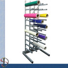 40 vinyl roll display rack / metal display stand /  Roll display rack with casters / Tooling display stand