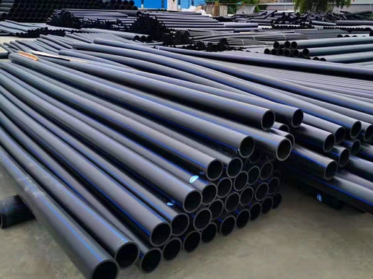 PE 100 Grade ISO4427 DN20-1800mm Flexible HDPE Pipe And Fittings