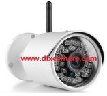 Outdoor Weather-proof 1280X960P 1.3Mp P2P Wireless WIFI IP Network IR Bullet Camera with 3-Axis bracket Max.128G SD