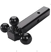 China Tri ball mount ,all black ,hollow shank supplier