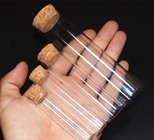 Customize Cigar flower tea packaging Glass Test Tubes with cork or cap for packaging glass test tube