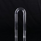 Special professional high temperature resistant u-shaped quartz tube special section tube u shaped glass tube