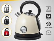 electric kettle with temperature dial display 1.8 L 304# stainless steel strix temp. controller
