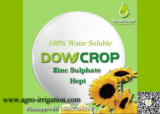 China DOWCROP HIGH QUALITY 100% WATER SOLUBLE HEPT SULPHATE ZINC 21% WHITE CRYSTAL MICRO NUTRIENTS FERTILIZER supplier