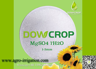 China DOWCROP HIGH QUALITY 100% WATER SOLUBLE HEPTA SULPHATE MAGNESIUM 99.5% WHITE 1-3MM CRYSTAL MICRO NUTRIENTS FERTILIZER supplier