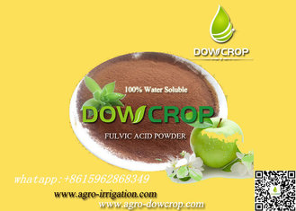 China DOWCROP Hot Sale High Quality Fulvic Acid Powder  Brown Powder  100% water soluble fertilizer  organic fertilizer supplier