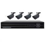 Video Surveillance Systems 4CH H.264 FULL D1 DVR Kits DR-7404AV502E