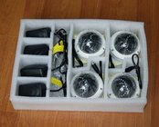 PLC System - Power Line Communication 4CH NVR Kit Home Surveillance CCTV Dome Cameras