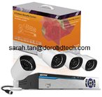 4CH PLC Wireless IP Cameras NVR Security System