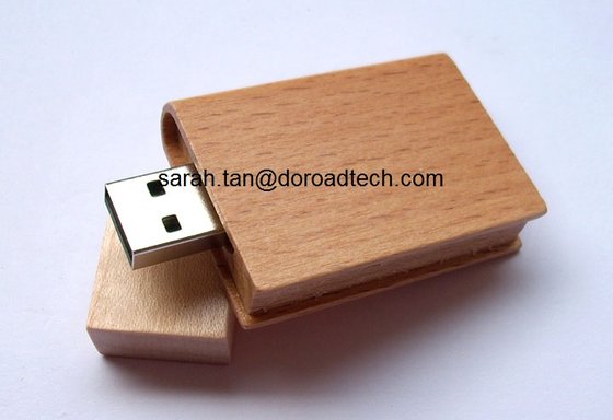 100% Original &amp; New Memory Chip Wooden USB Flash Drives DR-FS57