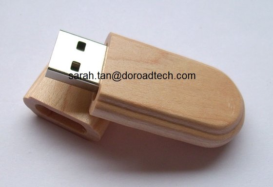 USB Flash Drives Made by Wood, 100% Original &amp; New Memory Chip DR-FS67
