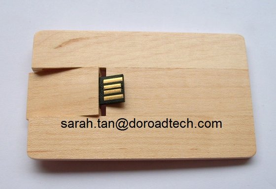 Wooden Card USB Flash Drives