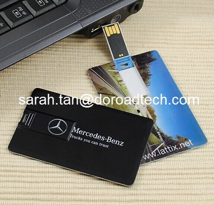 Plastic Card High Speed USB Flash Drives with Customized Printing