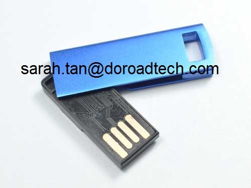 Metal Swivel USB Flash Drives, Original and New Memory Chip