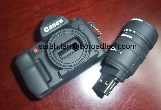 Personalized Camera Shaped PVC USB Flash Drives