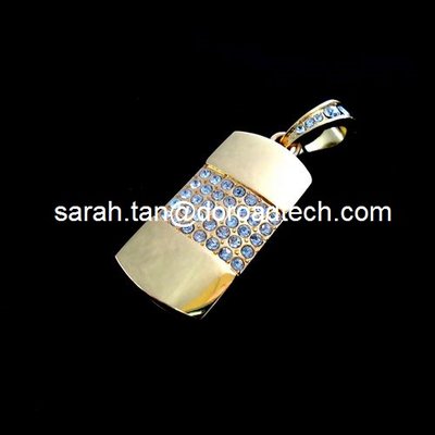 Metal Customized Mini Pendant Jewelry USB Flash Drives