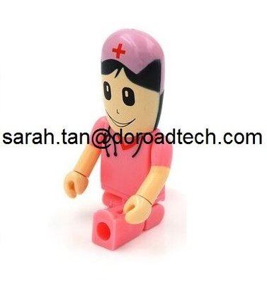 All Kinds of Plastic People USB Flash Drives, Customized Figures Available