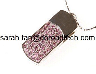 Novelty Diamond Swivel USB Flash Drives