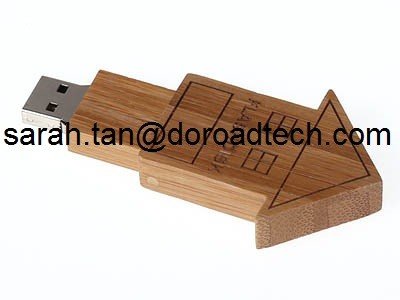 100% Real Capacity Wooden USB Flash Drive Wood USB Memory Stick