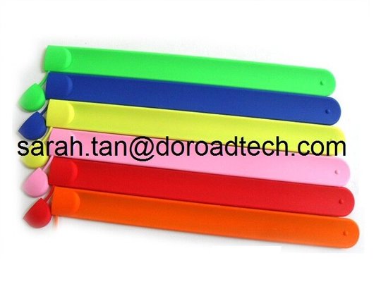 China Best Selling Popular Silicone USB Flash Drives, 100% Real Capacity Band Wrist USB Sticks supplier