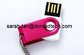 Metal Rotated Cute USB Flash Drives 128MB to 32GB