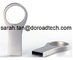 New Style High Quality Portable Mini Metal USB Flash Drive with Ring, Real Capacity