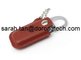 Factory Wholesale Metal USB with Leather Case, USB 2.0 Leather USB Flash Drive for Gift