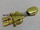 High Quality Metal Gold Robot USB Flash Drive, Gift USB Drives with Laser Printing Logo