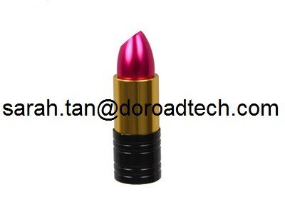 Lipstick Shape USB Flash Drive, Special Total Metal USB sticks, Wholesales USB 2.0