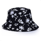 100% cotton Double sided cheap customized bulk printing folding bucket hat size of 58-60.