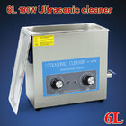 6L 180W desktop 40KHz ultrasonic cleaner made of stainless steel for household