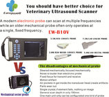 High efficient animal breeding and reproductive ultrasound scanner EW-B10V with rectal probe