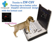 Easy carry Laptop Veterinary Ultrasound Scanner Color Doppler Ew-C8V with Convex Probe for Abdominal and Reproduction