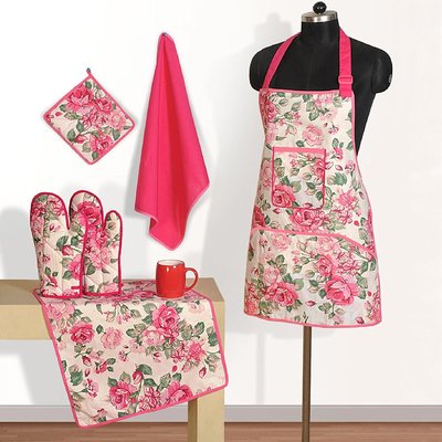 China Cooking Kitchen Aprons for Chef Glove and Potholder Set,Mama's Kitchen supplier