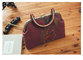 Embroidery Daisy Purses &amp; handbag,Cosmetic bag,Clutch bag,Metal frame purse supplier