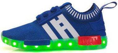 China Children Toddler Boy Light Up Shoes , USB Rechargeable Lighted Tennis Shoes supplier
