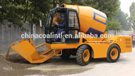 construction machine concrete mixer trailer pump/concrete mixer prices in China