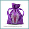 eco-friendly metallic satin drawstring gift bag satin gift bag