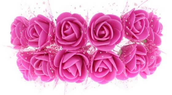 cartoon bouquet packaging material pe flower plastic flower diy handmade eva with rose
