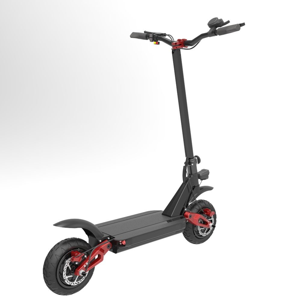 EcoRider  E4-9 10 inch Dual Motor 1000w Foldable Electric Scooter With Dual Motor And Double Battery
