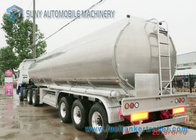 3 Axles 45000  liters Steel Aluminum  Oil Diesel Fuel Tanker Tank Semi Trailer with Best Price