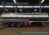 45m3 304 2B Edible Grade Chemical Tank Trailer 3 Axle For Milk / Liquid Food