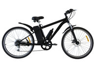 China Custom Black sport mountain electric bike bicycle 26 inch 36V / 9Ah distributor